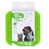 Tapis de léchage pour chien - Double motif - Vert - Mangez lentement, vivez plus longtemps ! – Image 2